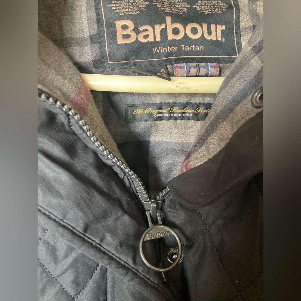 Barbour Navy Quilted Jacket - Picture 7 of 7